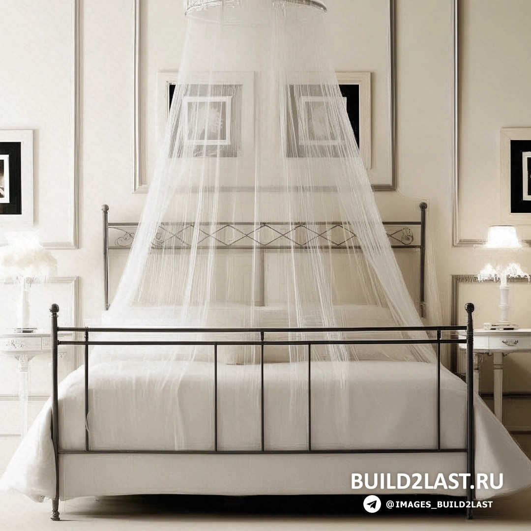 Белая спальня с акцентом на натуральные деревянные детали