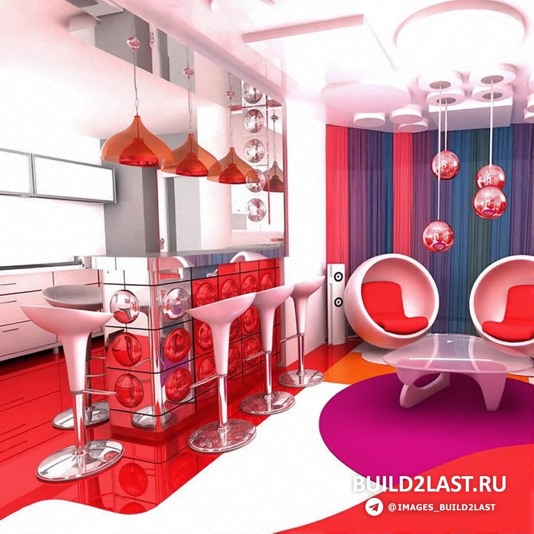 Белый и черный комод в стиле поп-арт для современного интерьера