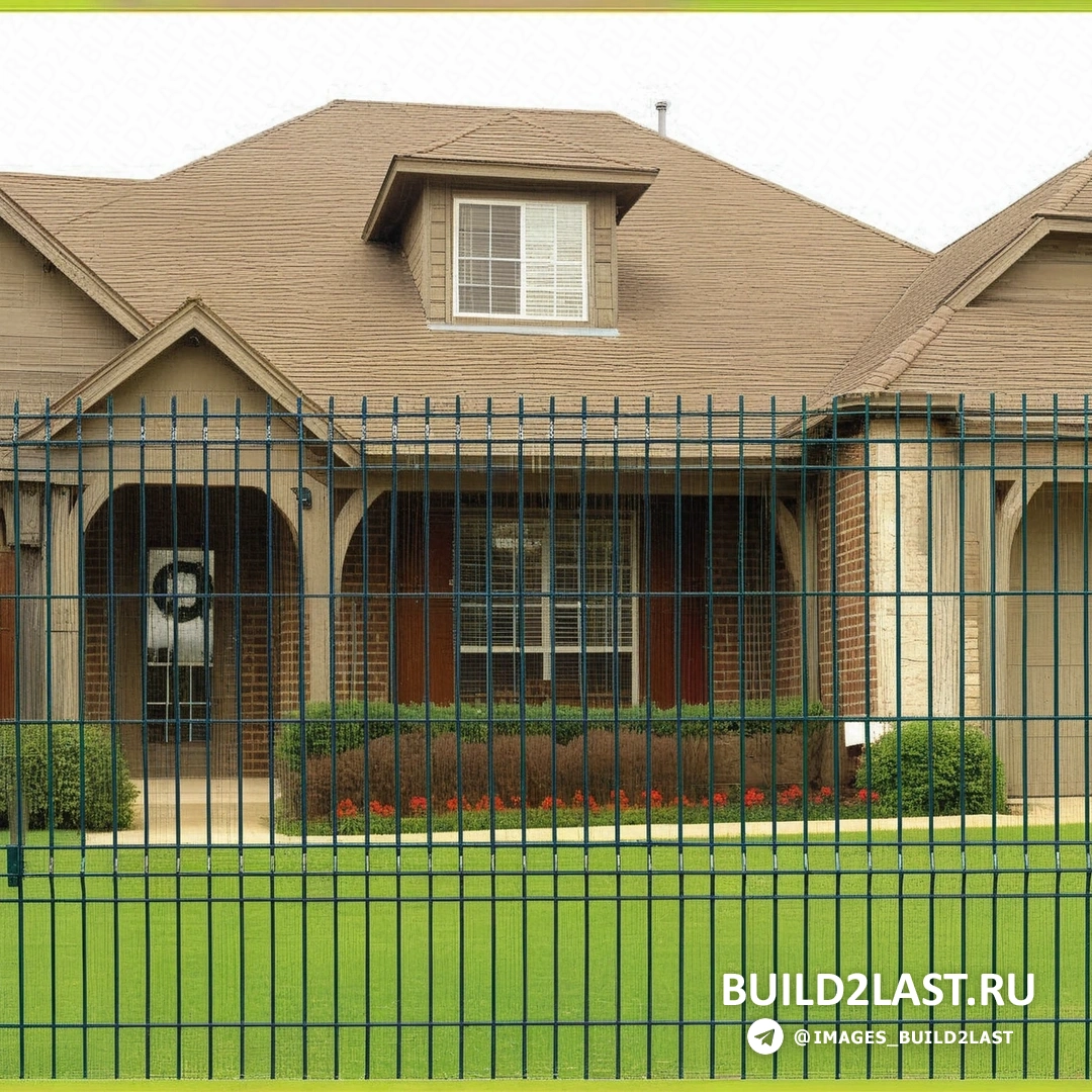 Черный кованый забор.