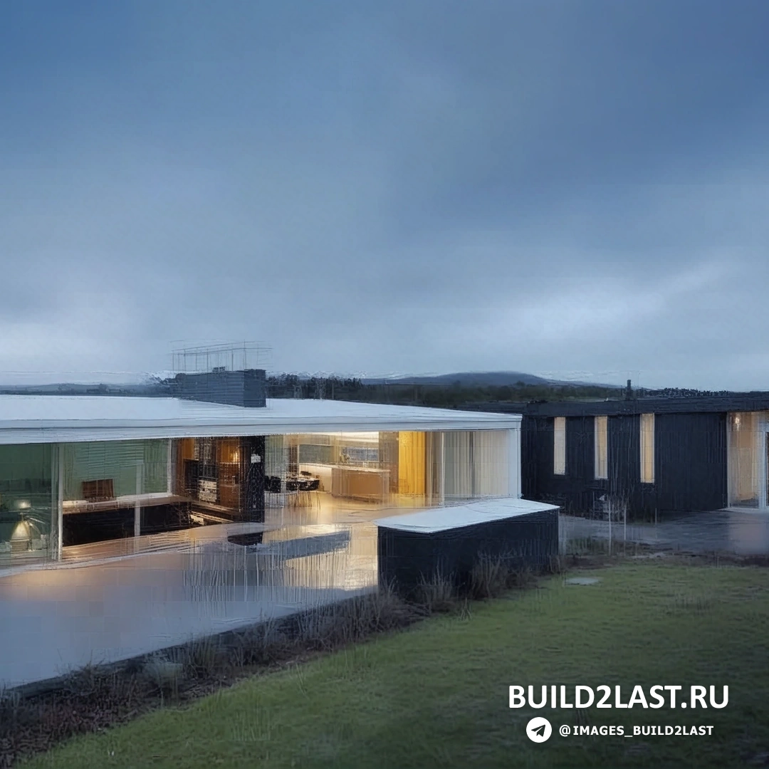 Дом в Новой Зеландии на фоне гор