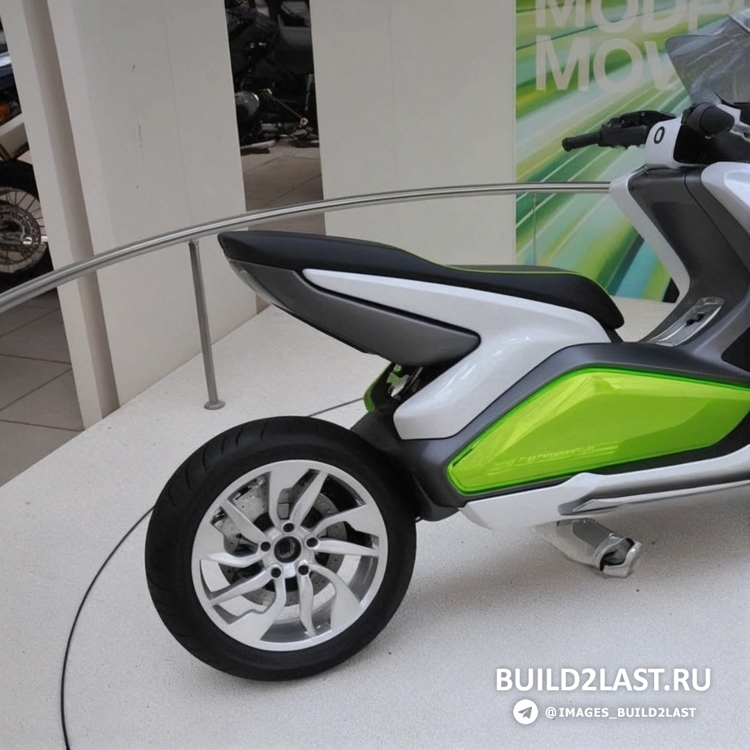 Электросамокат BMW e-Scooter на парковке