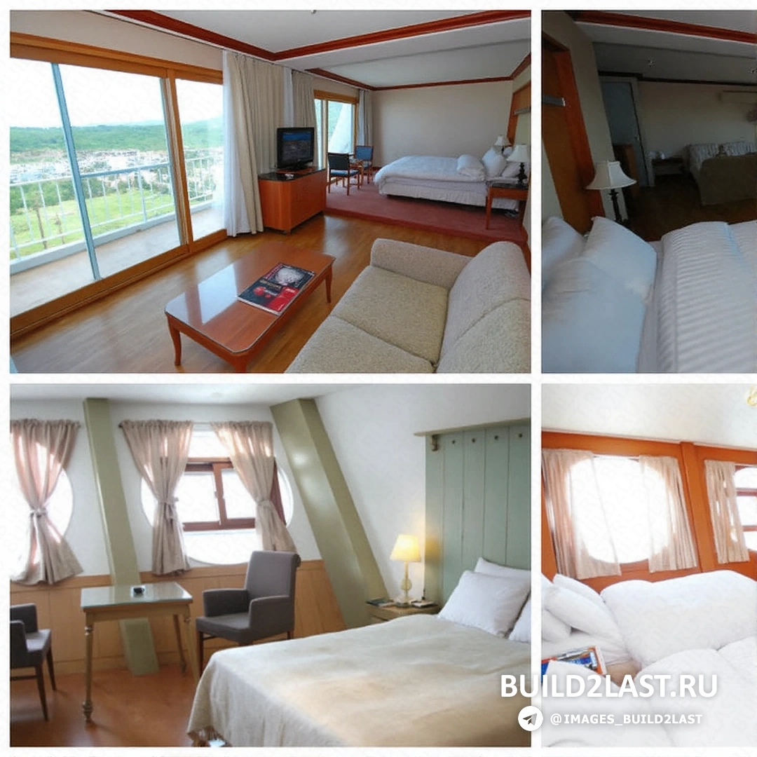 Лайнер Sun Cruise в Южной Корее, расположенный на побережье, является уникальным отелем.