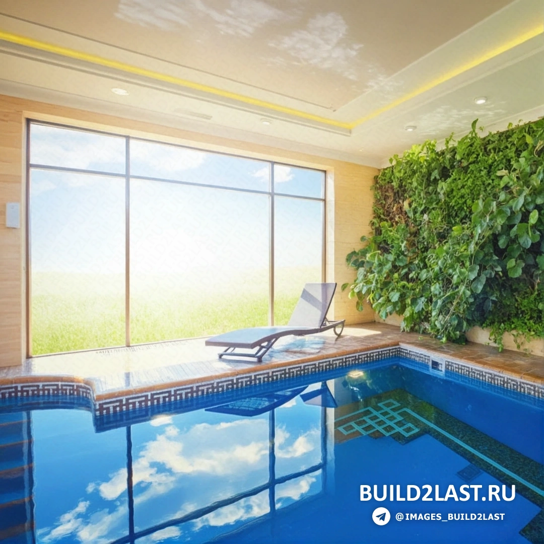 Офисное здание с вертикальным озеленением и стеклянным фасадом