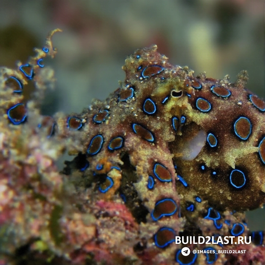 Опасность укуса синекольчатого осьминога для человека