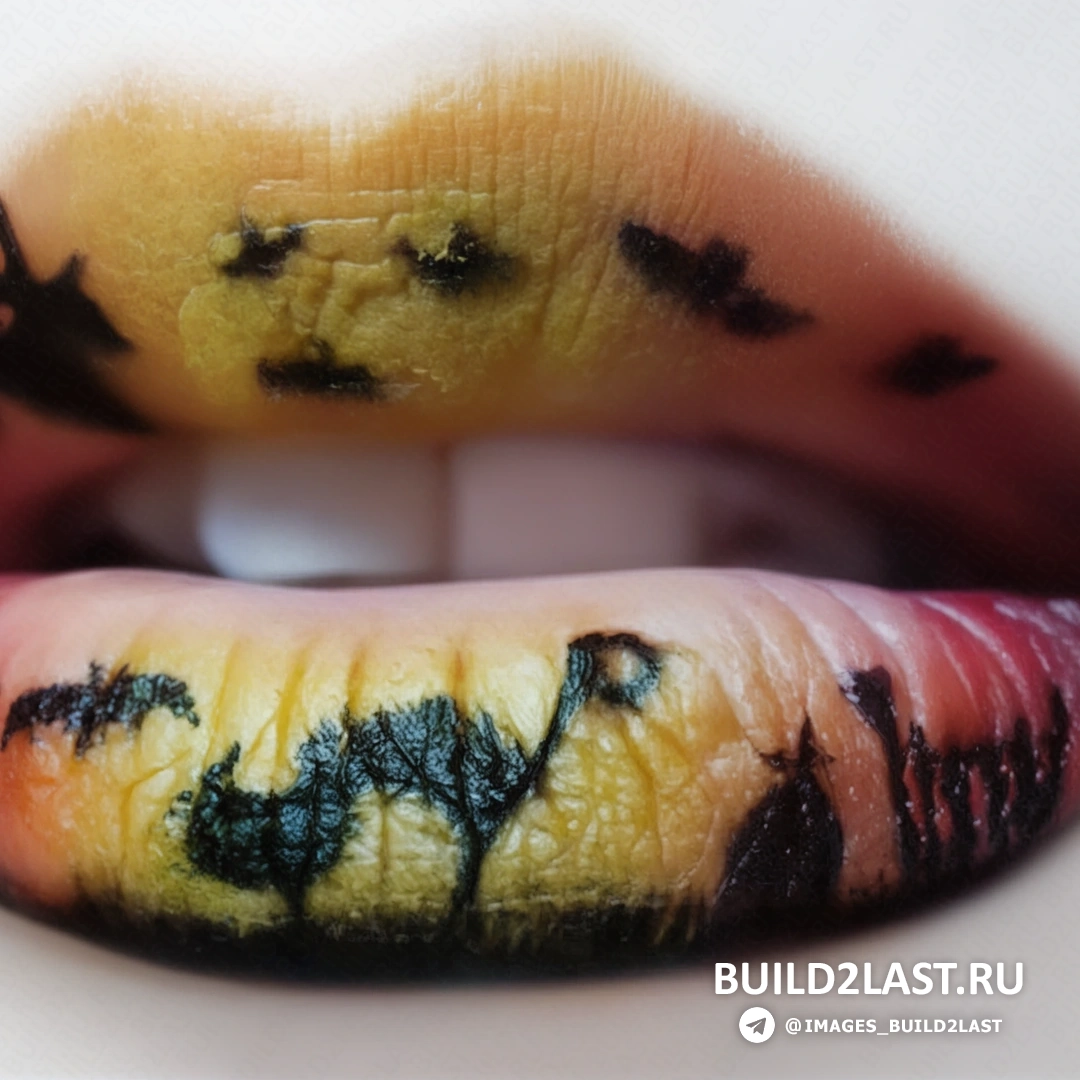 Портрет женщины с выразительными губами, подчеркивающими естественную красоту с помощью нюдовых оттенков