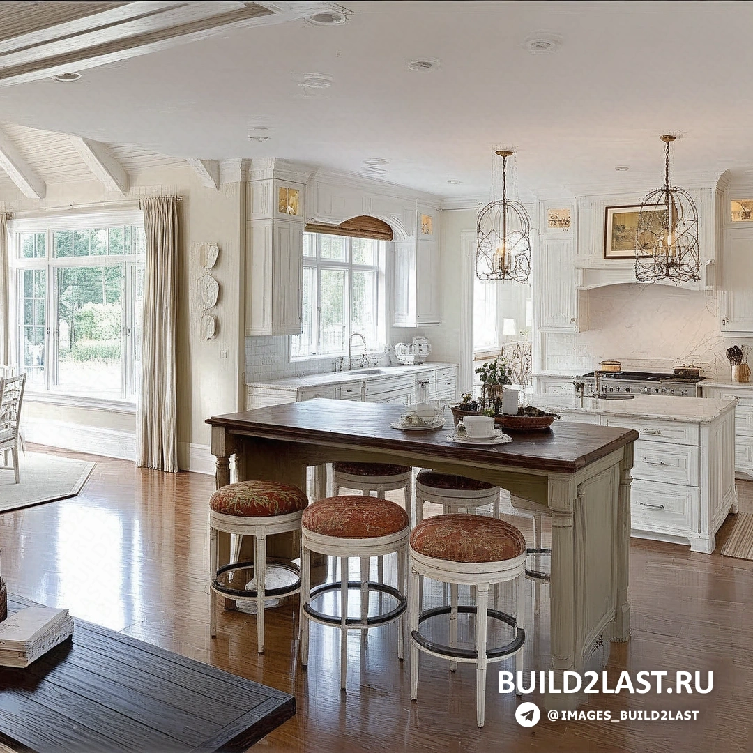 Санузел с керамической плиткой, зеркалами и элегантной тумбочкой