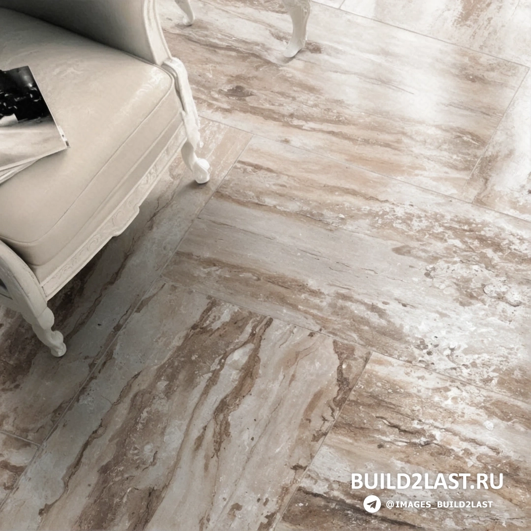 Современная атмосфера с керамической плиткой Hiros в серых тонах.