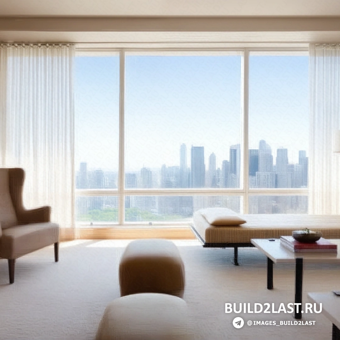 Современное здание с балконами и стеклянными фасадами, окружённое зеленью