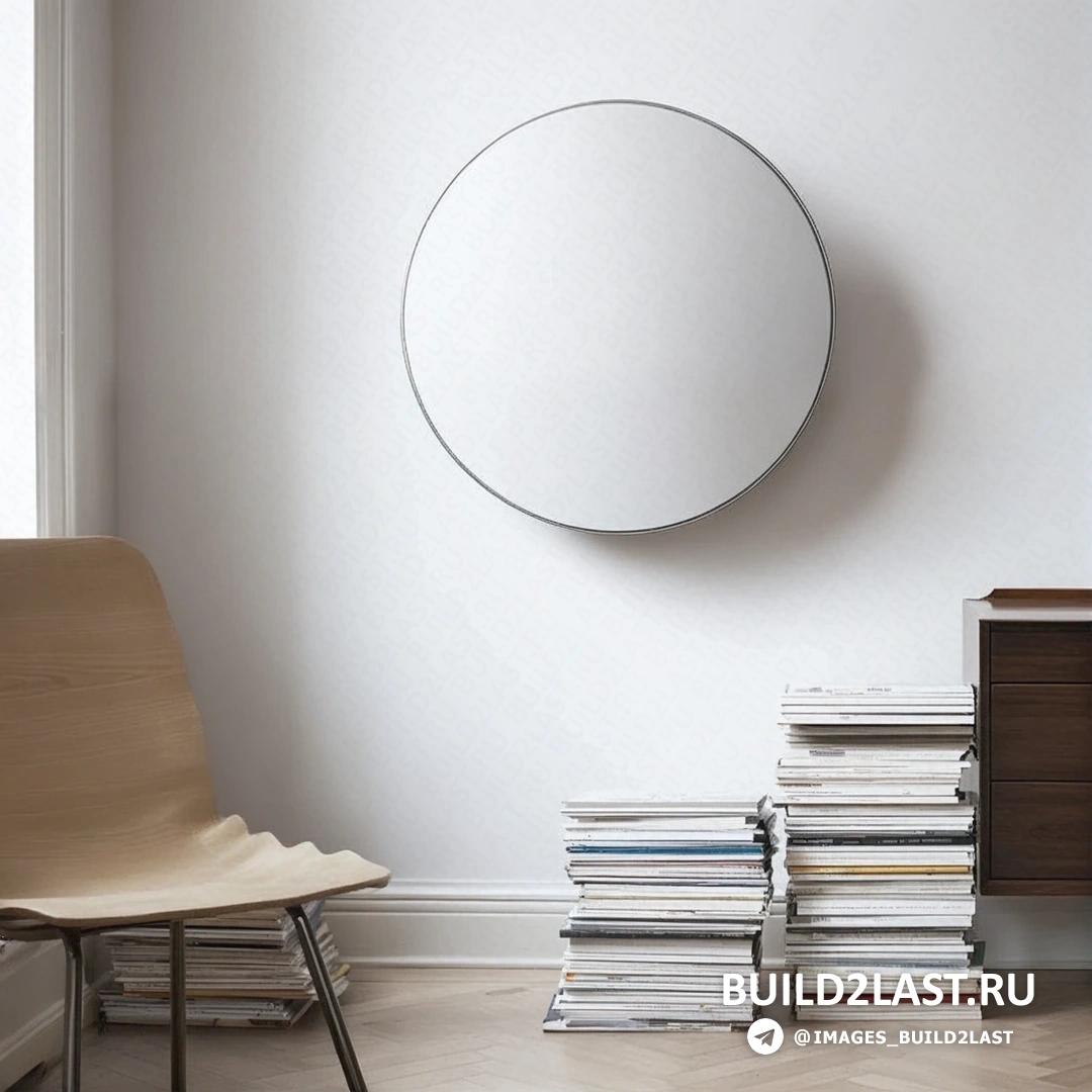 Столовая в стиле лофт с акустической системой Beoplay A9, черными и серыми светильниками, белым и коричневым столом, металлическими деталями, Дания.