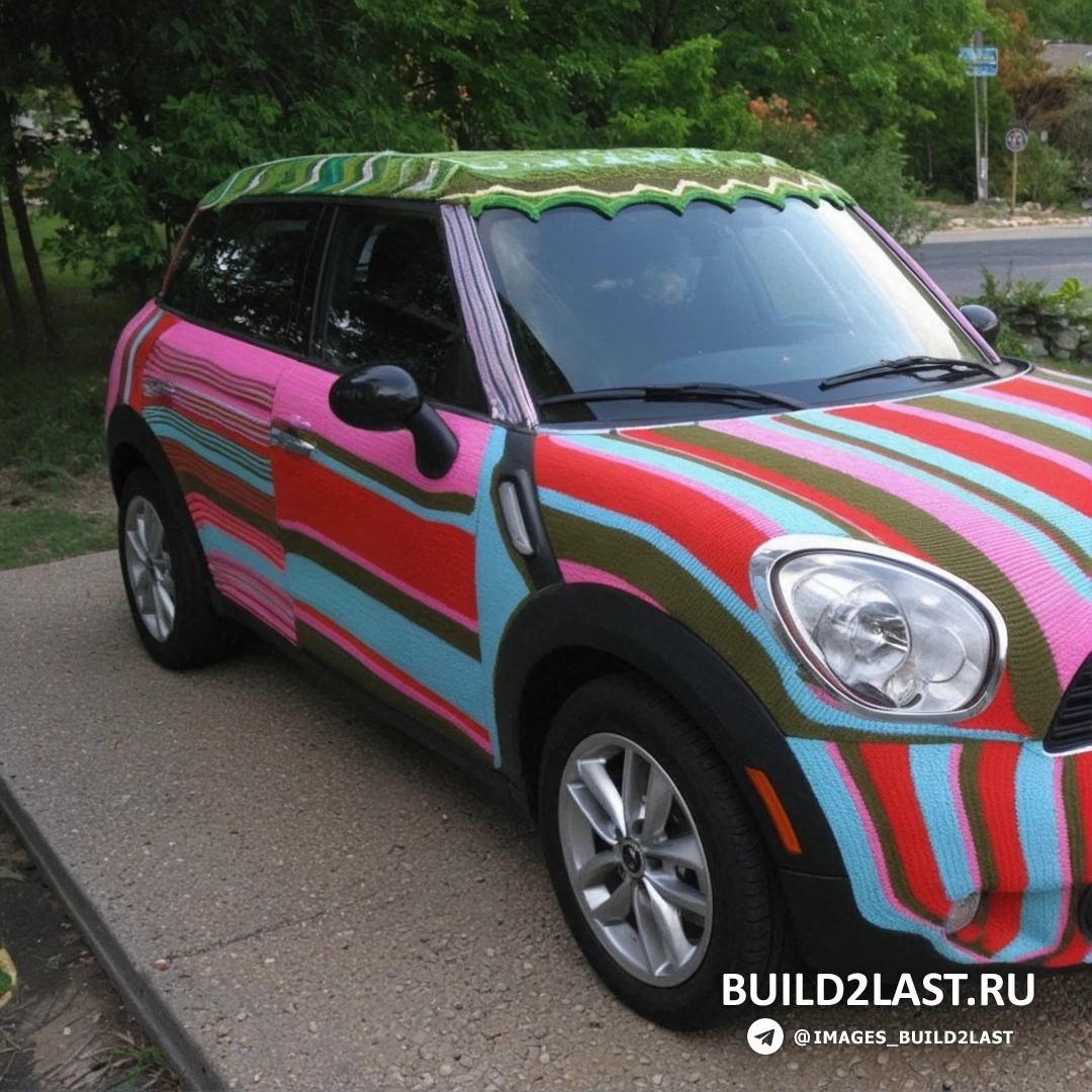 Уличный фонарь, полностью покрытый вязаным декором, превращающий его в арт-объект