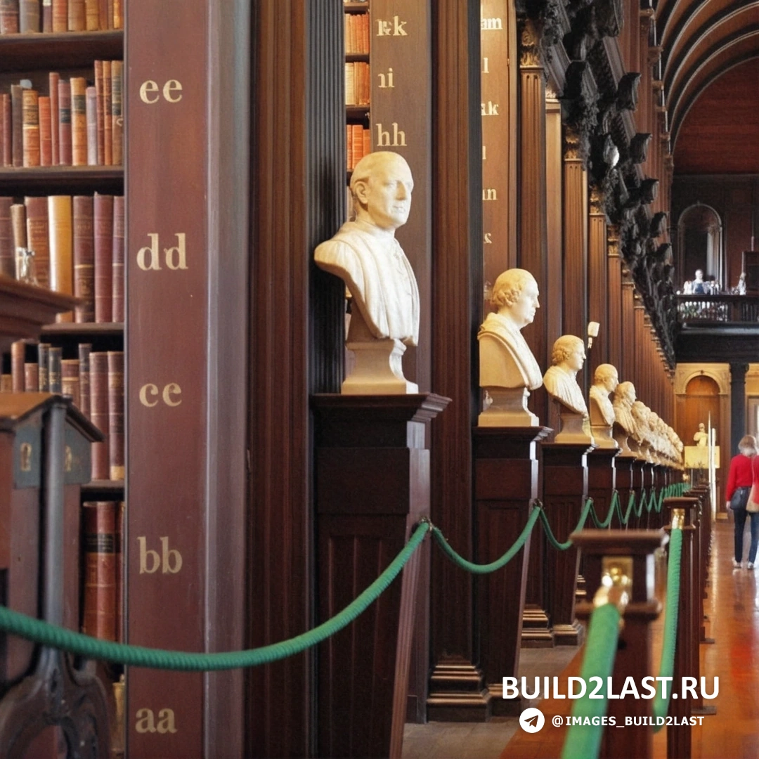 Внешний вид Библиотеки Тринити-колледжа в Дублине